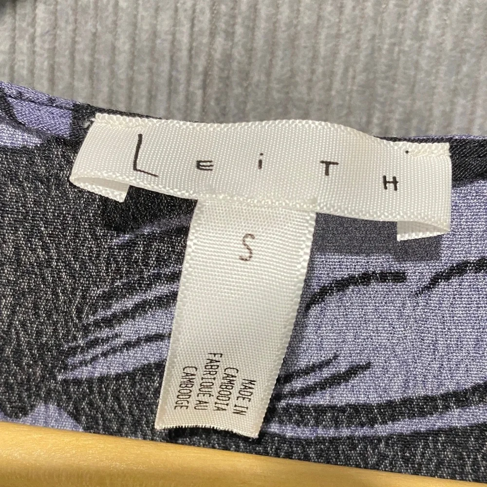 Leith Black and Purple Patterned Jumpsuit - Picture 2 of 5